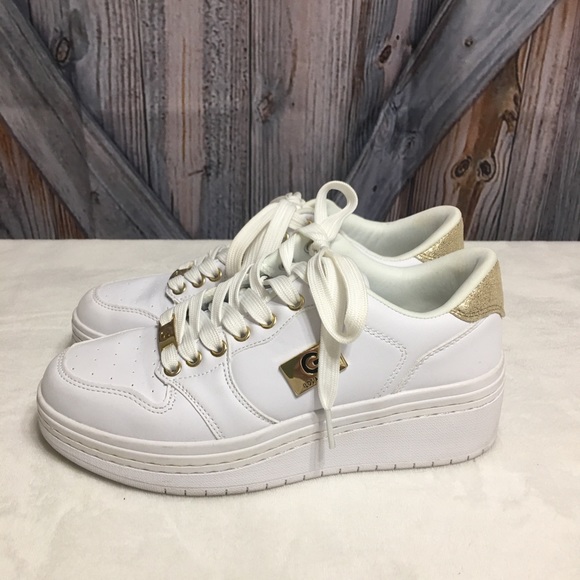 guess rigster wedge sneakers